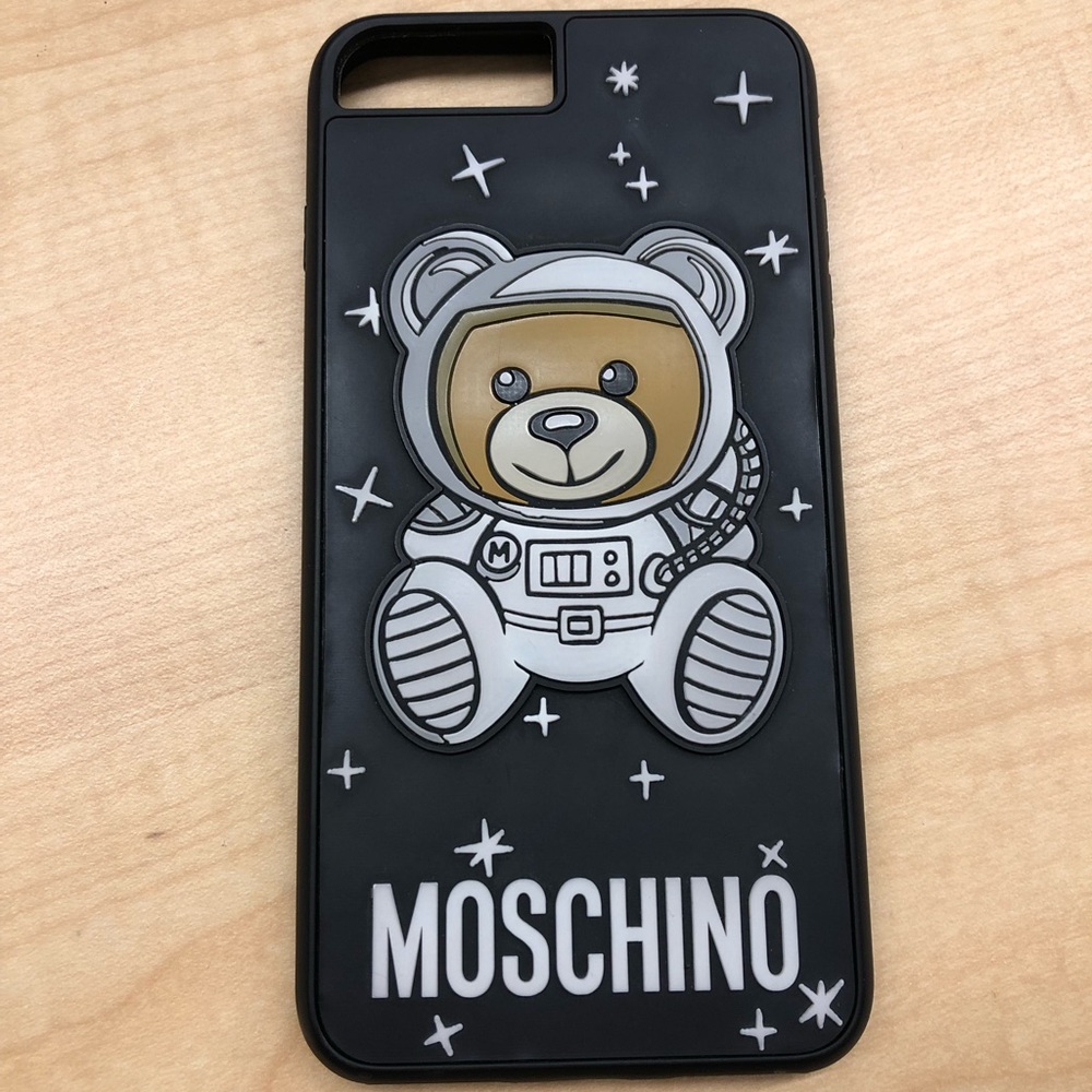 Authentic Moschino iPhone 8 Plus phone case